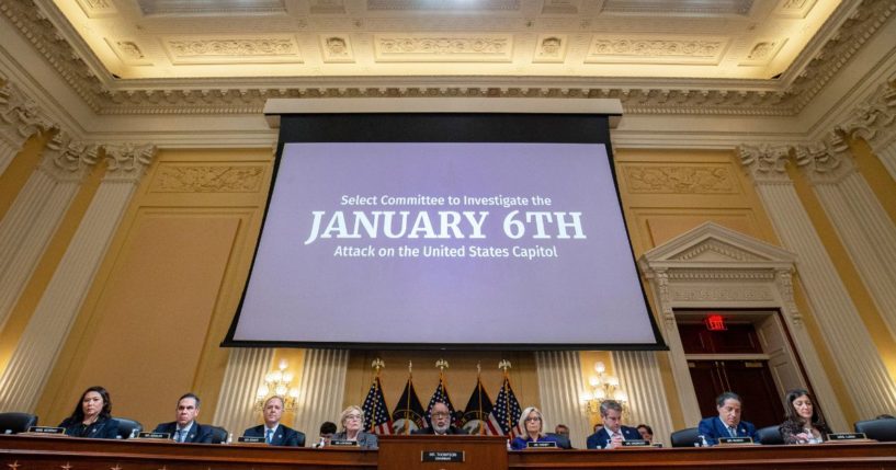 Chairman Bennie Thompson, D-Miss., speaks as the House select committee investigating Jan. 6 on Capitol Hill in Washington, D.C. on Monday.