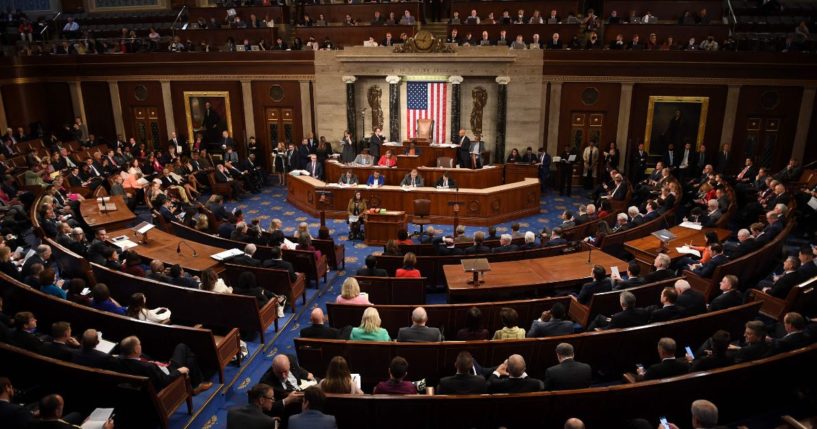 The roll is called in the U.S. House of Representatives at the U.S. Capitol in Washington, D.C., on Wednesday.