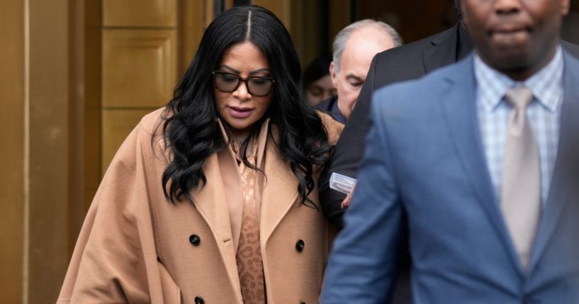 Jennifer Shah leaves federal court in New York on Friday.