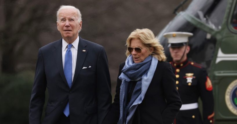 President Joe Biden and first lady Jill Biden