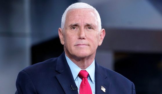 Former Vice President Mike Pence visits "Fox & Friends" at Fox News Channel studios in New York City on Nov. 16.