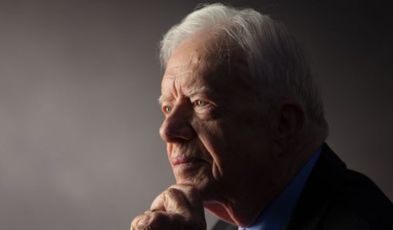 Former President Jimmy Carter interviewed for "The Presidents' Gatekeepers" project at the Carter Center in Atlanta on Sept. 14, 2011.