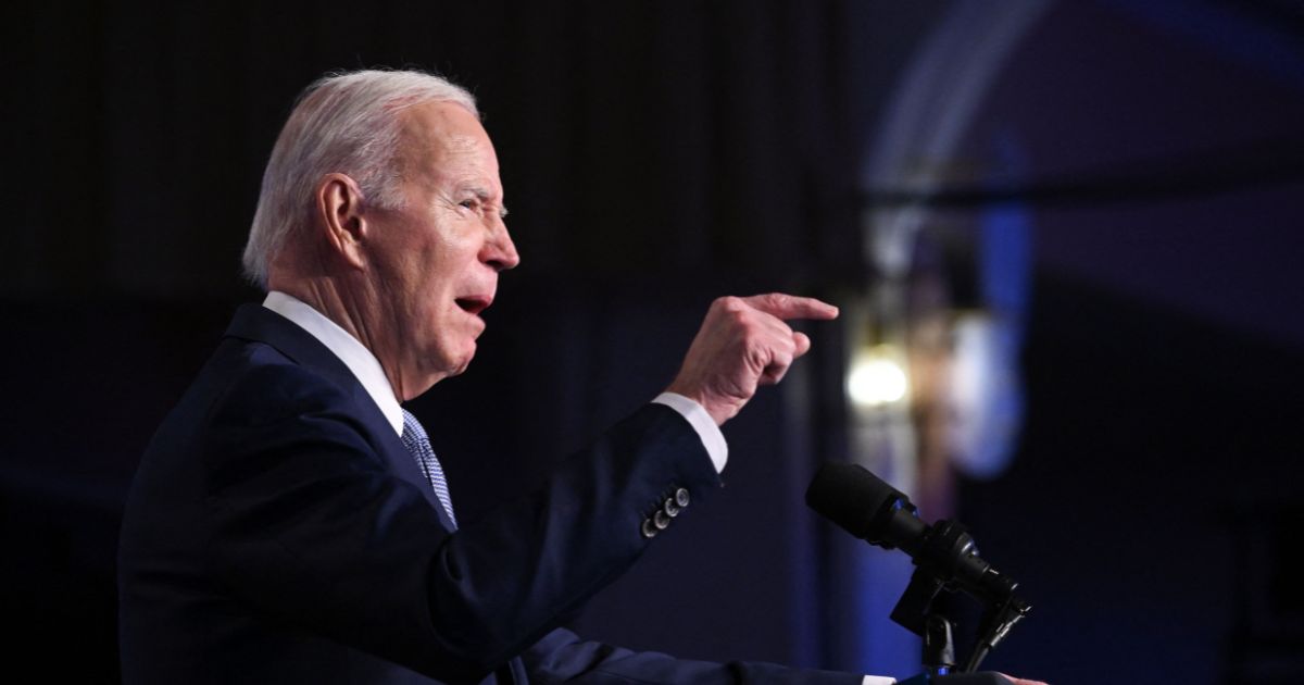 President Joe Biden speaks in Washington, D.C., on Tuesday.