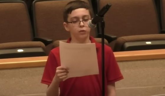 Liam Morrison was pulled out of his gym class at Nichols Middle School in Middleborough, Massachusetts, for wearing a t--shirt that stated a simple truth. He then spoke out during recent school committee meeting.