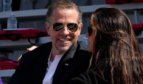 Hunter Biden and his sister, Ashley, attend the graduation Saturday of Hunter's daughter, Maisy, from the University of Pennsylvania in Philadelphia.