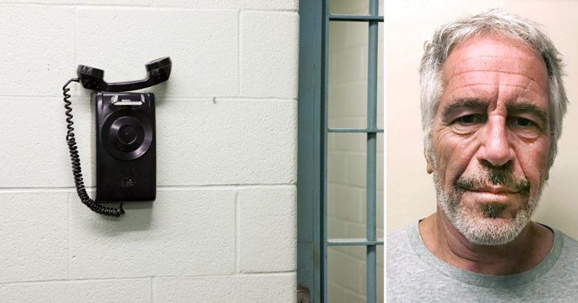 Jeffery Epstein and a prison phone