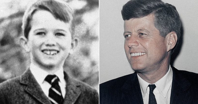 At left, Robert Kennedy Jr., then 8 years old, is seen Feb. 10, 1963. At right, then-Sen. John F. Kennedy is seen at the Democratic National Convention in Los Angeles on July 1, 1960.