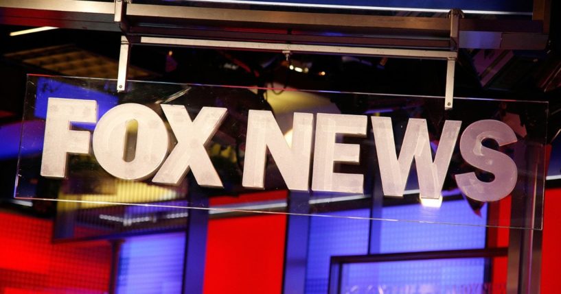 NEW YORK, NY - AUGUST 16: The FOX News logo at FOX Studios on August 16, 2011 in New York City. (Andy Kropa / Getty Images)