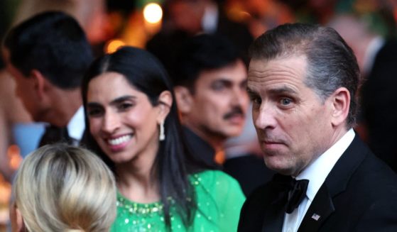 Hunter Biden, son of U.S. President Joe Biden, looks on during a state dinner at the White House on June 22, 2023 in Washington, DC.