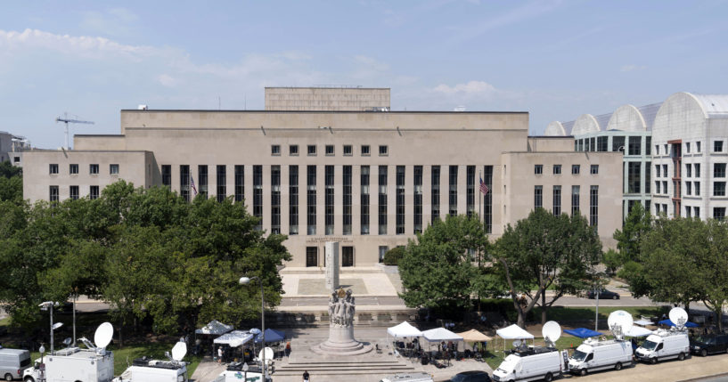 On Thursday, television news crews set up outside federal court in Washington, D.C., where a grand jury has been meeting in the probe led by special counsel Jack Smith against former President Donald Trump.