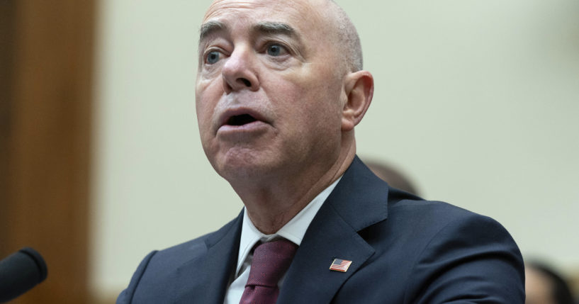 Homeland Security Secretary Alejandro Mayorkas testifies before the House Judiciary Committee hearing on Oversight of the U.S. Department of Homeland Security on Capitol Hill in Washington, D.C., on Wednesday.