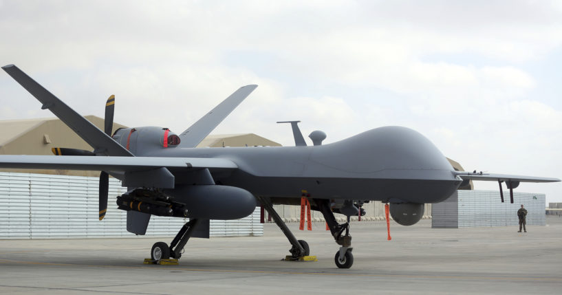 An American MQ-9 Reaper drone.