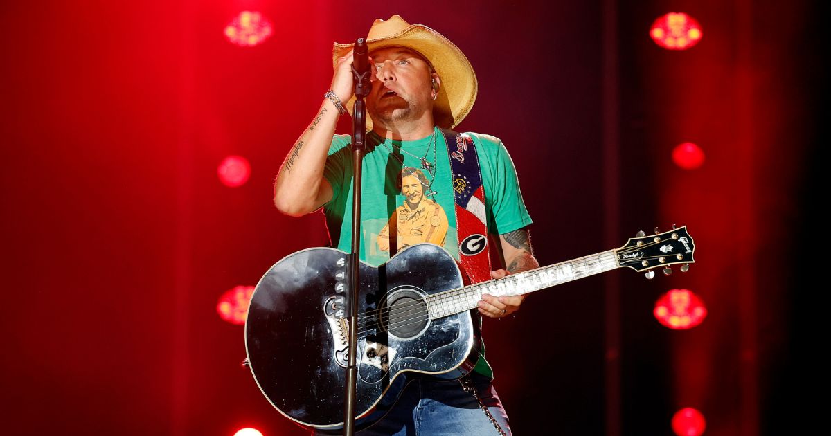 Jason Aldean performs at Nissan Stadium on June 10 in Nashville, Tennessee.