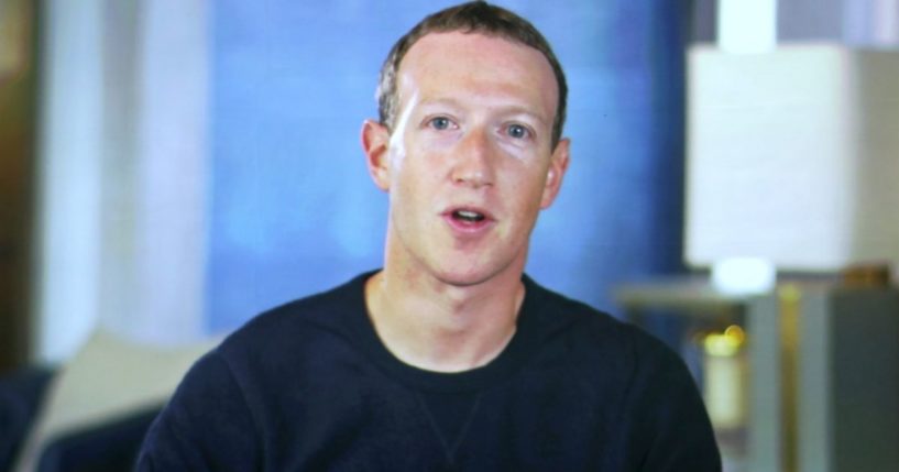 Meta CEO Mark Zuckerberg, is seen speaking via video in a file photo from 2022.