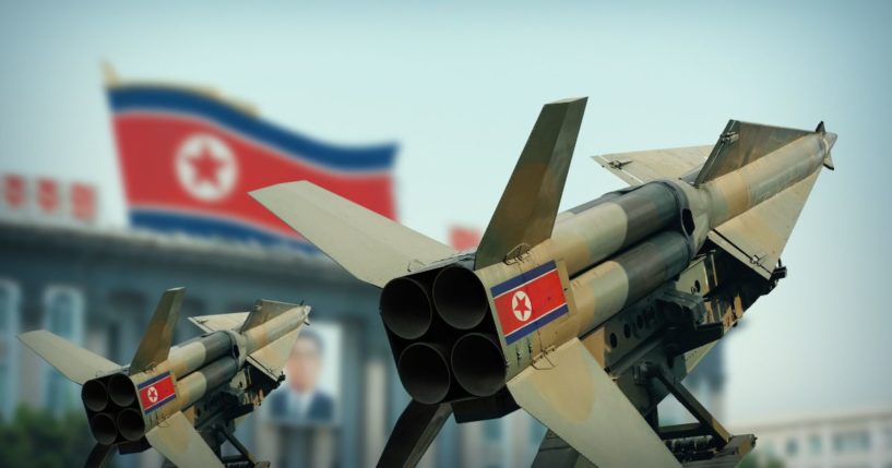 In this stock photo, North Korean missiles are pictured.