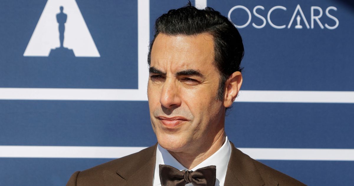 Actor Sacha Baron Cohen attends a screening of the Oscars on April 26, 2021, in Sydney, Australia.