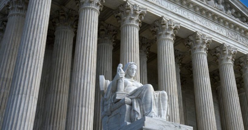 The U.S. Supreme Court Building in Washington, D.C., is the seat of the Supreme Court of the United States and the Judicial Branch of government.