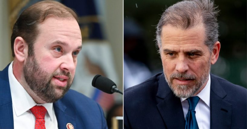 Rep. Jason Smith, left; Hunter Biden, right.