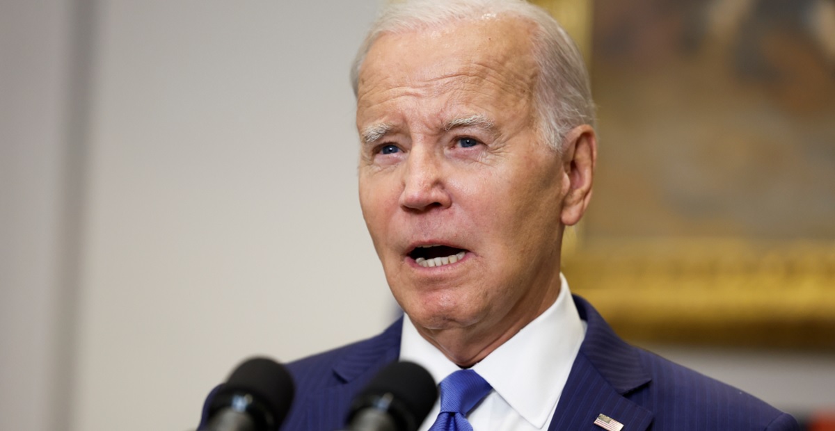 President Joe Biden, pictured speaking at the White House on Friday.