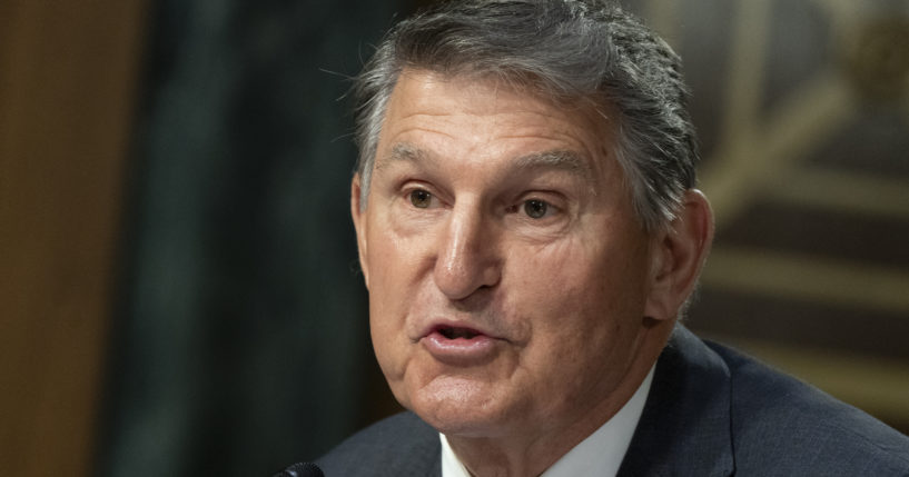 Sen. Joe Manchin, D-W.Va., speaks during a Senate Appropriations Committee hearing, July 11, 2023, on Capitol Hill in Washington.