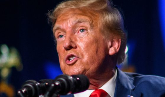 Former President Donald Trump speaks at the 56th Annual Silver Elephant Dinner in Columbia, South Carolina, on Saturday.