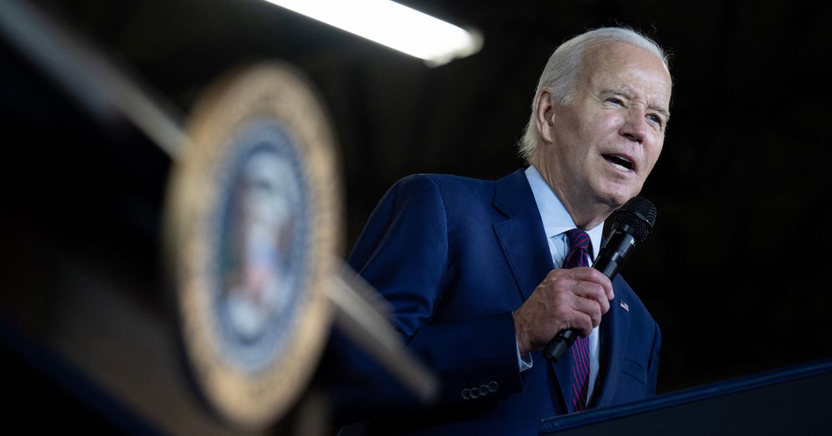 President Joe Biden speaks about his economic plan "Bidenomics" at Auburn Manufacturing Inc., in Auburn, Maine, on July 28.