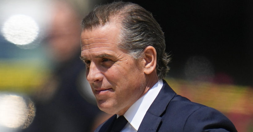 President Joe Biden's son Hunter Biden leaves after a court appearance in Wilmington, Delaware, on July 26.