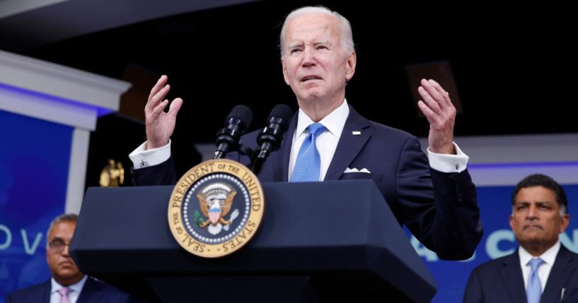 President Joe Biden is upset that so few Americans are rushing to get a COVID shot.