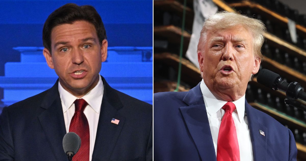 Florida GOP Gov. Ron DeSantis threw out a challenge to former President Donald Trump during Wednesday's Republican presidential primary debate, telling voters Trump "owes it to you to defend his record."