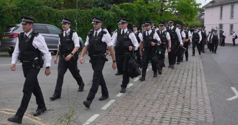 police officers in London