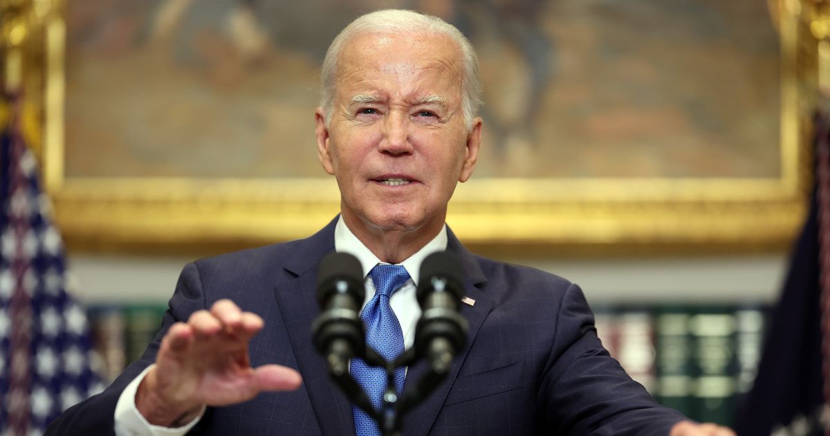 President Joe Biden delivers remarks on the contract negotiations between the United Auto Workers and auto companies in the Roosevelt Room at the White House on Friday in Washington, D.C.