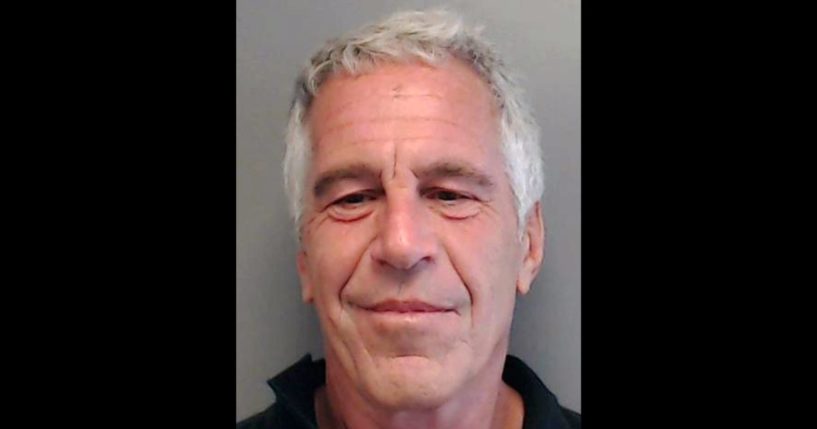 In this handout provided by the Florida Department of Law Enforcement, Jeffrey Epstein poses for a sex offender mugshot after being charged with procuring a minor for prostitution on July 25, 2013, in Florida.