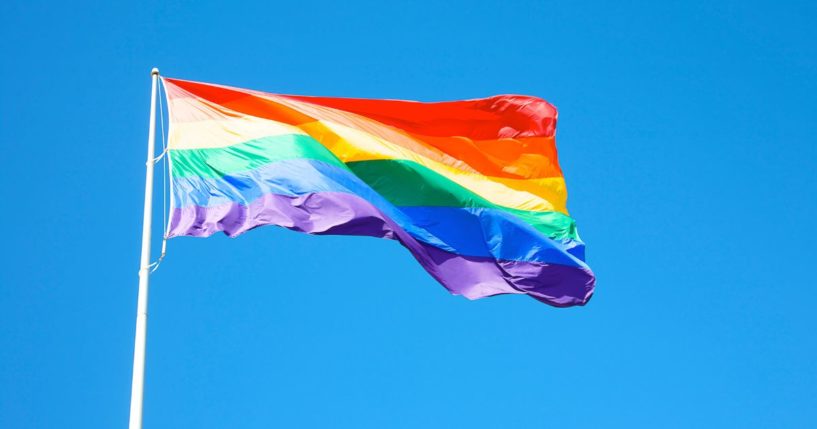 The above stock image is of a "pride" flag.