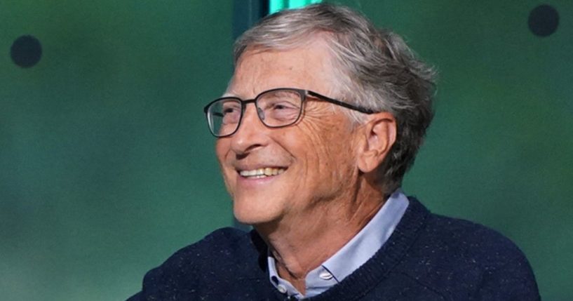 Bill Gates, co-chairman of the Bill & Melinda Gates Foundation, speaks onstage at The New York Times Climate Forward Summit at The Times Center in New York City on Sept. 21.