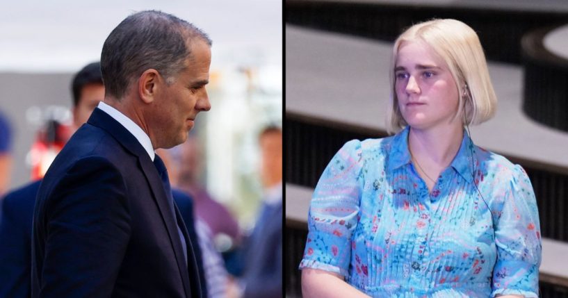 Hunter Biden departs from court on Tuesday in Wilmington, Delaware. Maisy Biden participates in an event in Hiroshima, Japan, on May 19.