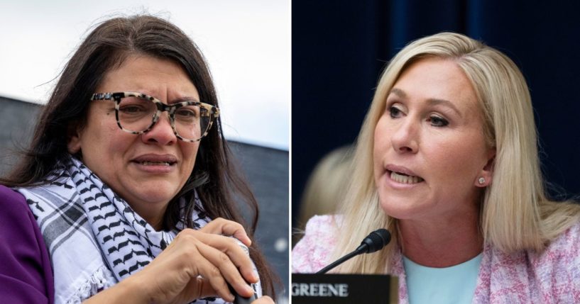 Rashida Tlaib and Marjorie Taylor Greene