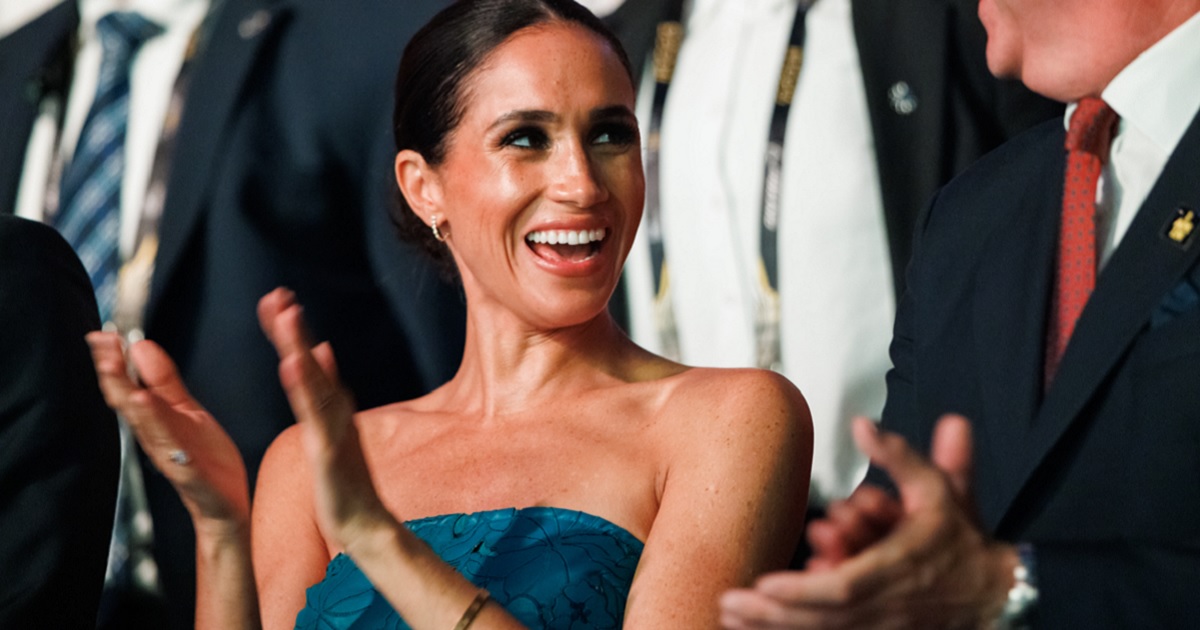 Meghan, Duchess of Sussex, is pictured in a Sept. 16 file photo from the closing of the Invictus Games in Düsseldorf, Germany.