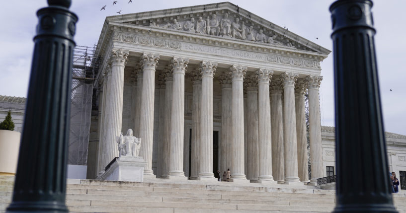 The exterior of the U.S. Supreme Court in Washington, D.C., is pictured on Wednesday.