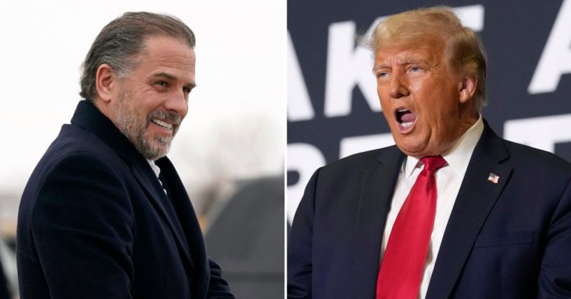 Hunter Biden and Donald Trump