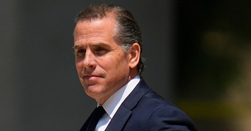 President Joe Biden's son Hunter Biden leaves after a court appearance on July 26 in Wilmington, Delaware.