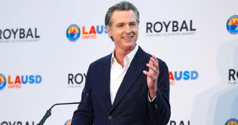 California Gov. Gavin Newsom, pictured in an Oct. 13 file photo.