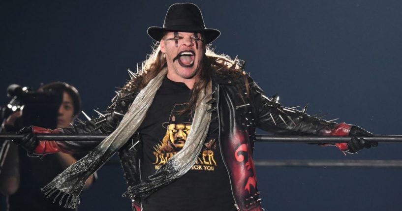 Chris Jericho looks on during Wrestle Kingdom 14 at the Tokyo Dome on Jan. 5, 2020, in Tokyo.