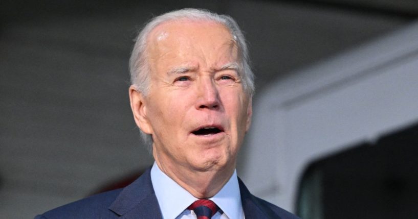 President Joe Biden speaks in Philadelphia on Monday.