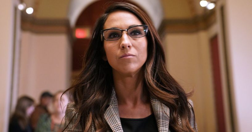 Rep. Lauren Boebert walks to the House Chamber during the third day of elections for Speaker of the House at the U.S. Capitol Building in Washington, D.C., on Jan. 5.