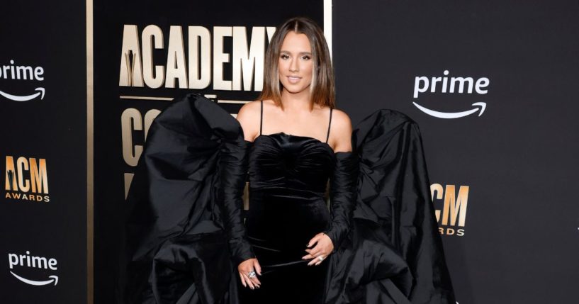 Gabby Barrett attends the 58th Academy of Country Music Awards at the Ford Center at The Star in Frisco, Texas, on May 11.