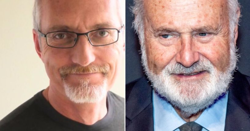 "VeggieTales" co-creator Phil Vischer, left, appears in a new documentary produced by Rob Reiner, right.