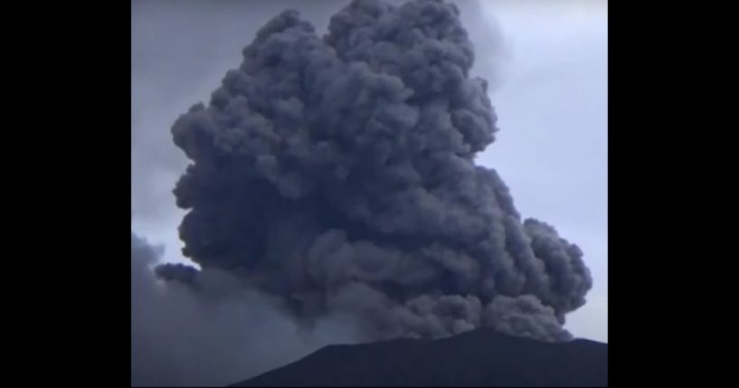 This YouTube screen shot shows Mt. Marapi in Indonesia.