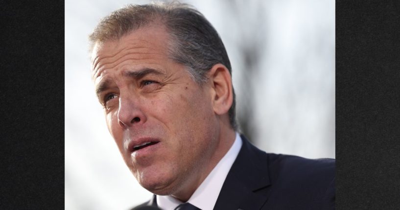 President Joe Biden's son Hunter Biden talks to reporters outside the U.S. Capitol in Washington, D.C., on Dec. 13.