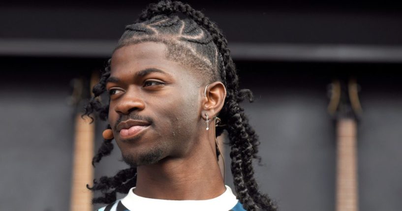 Lil Nas X participates in a culinary demonstration during the 2023 BottleRock Napa Valley festival at Napa Valley Expo in Napa, California, on May 28.