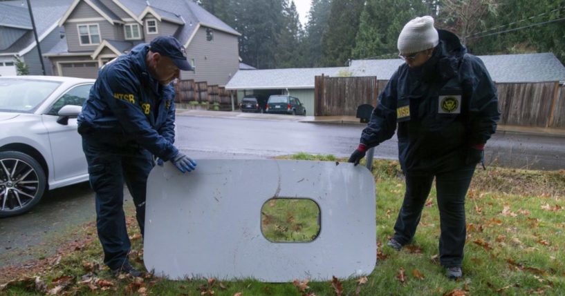 the door plug from Alaska Airlines Flight 1282